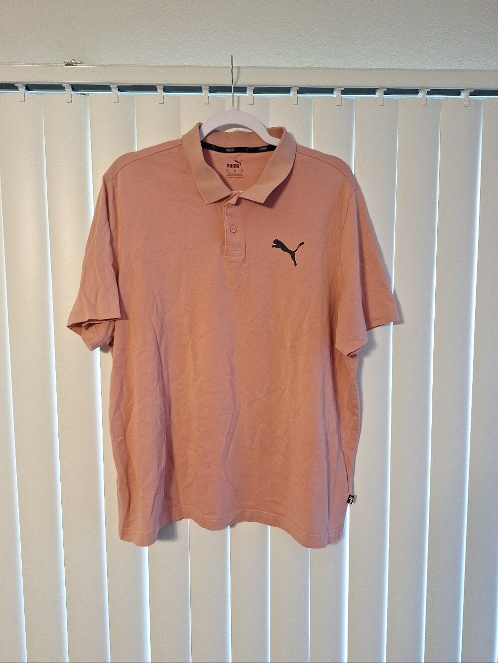 Puma Solid Pink Polo Shirt